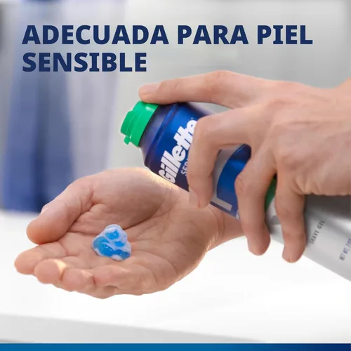 Miniatura 5 de Gillette Series 3X Action Gel de Afeitado, Sensible, Paquete Doble, 7 oz (Paquete de 2)