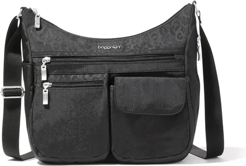 Miniatura 110 de Baggallini womens Everywhere Bagg Crossbody Women 11x9 Lightweight Nylon Hobo Water-resistant Travel Bag W/Rfid