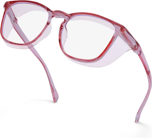Miniatura 22 de Gafas de seguridad anti niebla para mujeres y hombres, TR90, lentes de bloqueo de luz azul, transparentes, antiarañazos, protección UV, marco