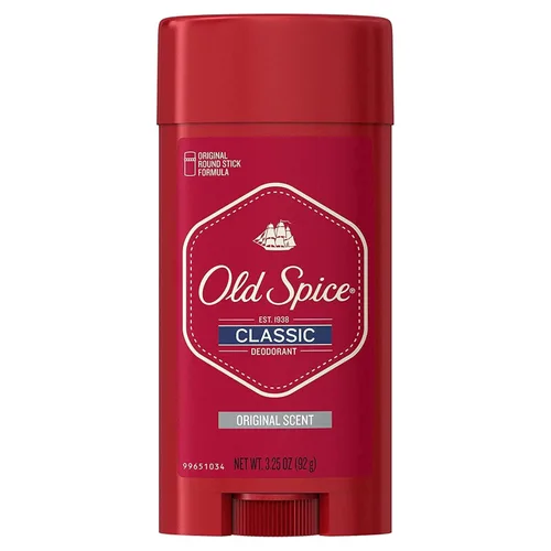 Old Spice Desodorante en barra clásica, original, 3.25 oz (paquete de 8)