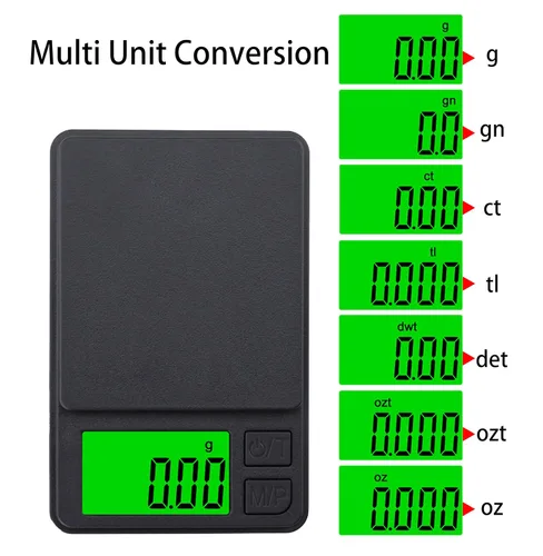 Miniatura 4 de Báscula digital de bolsillo de 35.27 oz x 0.00 oz, báscula de gramos, báscula digital de gramos, báscula de alimentos, báscula de joyería, báscula