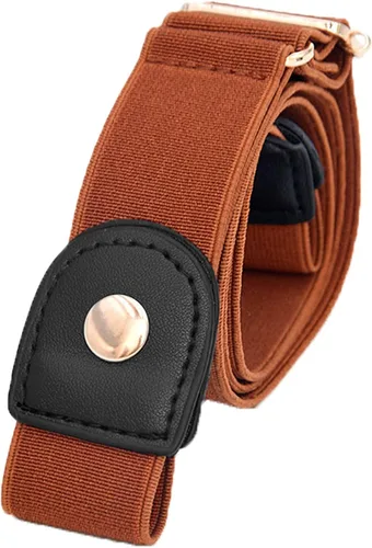 Miniatura 4 de Paquete de 34 cinturón invisible para mujer, sin hebilla, ajustable, elástico, elástico, para jeans, pantalones, vestidos