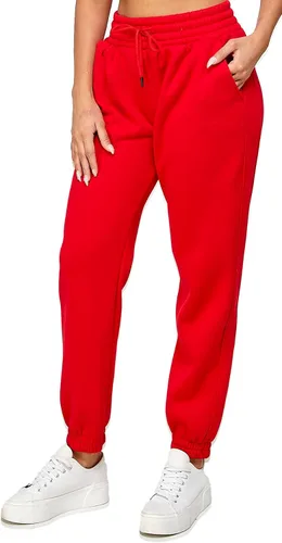 Miniatura 37 de IUUI Pantalones deportivos de cintura alta para mujer, con bolsillos, de algodón, holgados, atléticos