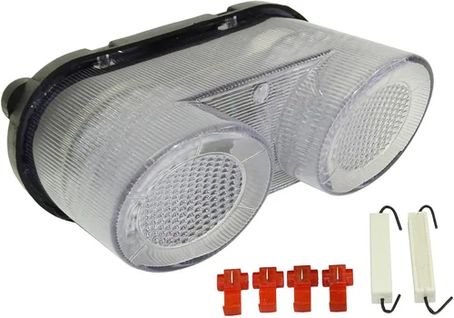 Miniatura 2 de E-Mark LED - Luz trasera intermitente integrada para Yamaha YZF R1 YZF-R1 2000-2001, FZ-1 FZ1 Fazer 1000 FZS 2001-2005 P/N 5JJ-84710-11-00 5JJ-8