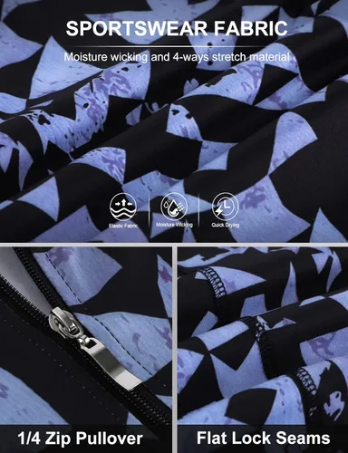 Miniatura 4 de Viracy Camiseta sin mangas con cremallera para mujer, de secado rápido, para entrenamiento de golf