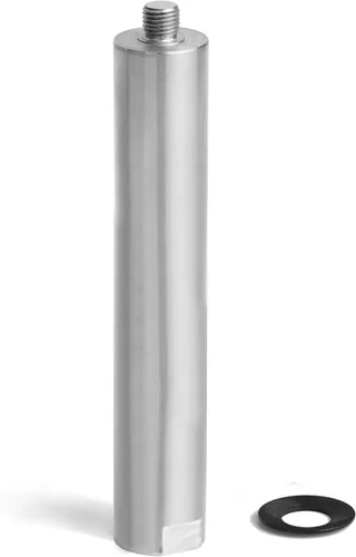 Miniatura 23 de Reposaherramientas de 6 pulgadas con 1 pulgada de diámetro, longitud total de 4 pulgadas, soporte de herramientas recto Woodlathe de barra redonda