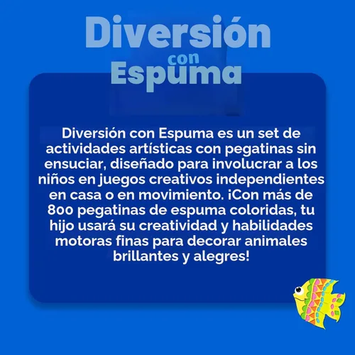 Miniatura 6 de Skillmatics Kit de Arte con Pegatinas de Espuma - Bajo el Océano, Diversión Sin Desorden para Niños, Más de 800 Pegatinas de Espuma 3D, Kits