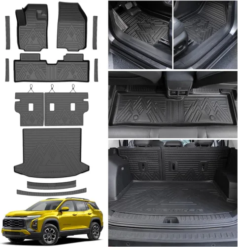 Miniatura 27 de KUST Alfombrillas de suelo personalizadas para Nissan Titan 2017-2024/Nissan Titan XD Crew Cab 2016-2024