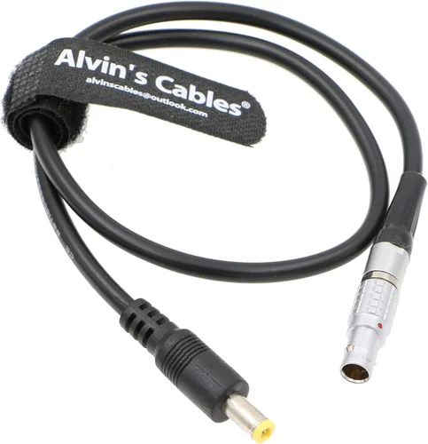 Miniatura 4 de Alvin's Cables Cable adaptador de corriente de 2 pines macho a CC para Teradek Bond de 18 pulgadas recto 2 pines a DC recto