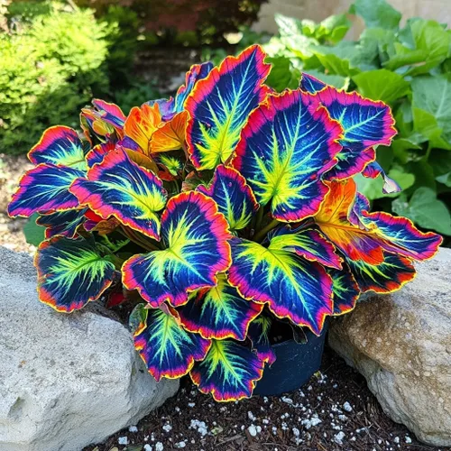Miniatura 2 de 100 piezas de semillas de Coleus Rainbow Dragon para plantar, follaje vibrante, fácil de cultivar, planta perenne de sombra para jardín y macetas