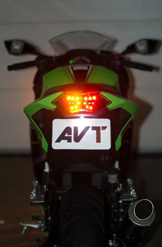Miniatura 4 de AVT Kit eliminador de guardabarros Ninja 300 2013-2017 - Luz trasera LED integrada