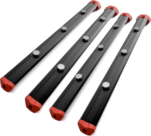 Miniatura 17 de Alpha Engineered Rieles de reemplazo roscados Packout - 10.4" (265mm) Compatibles con las cajas de herramientas de cajón Milwaukee Packout Negro