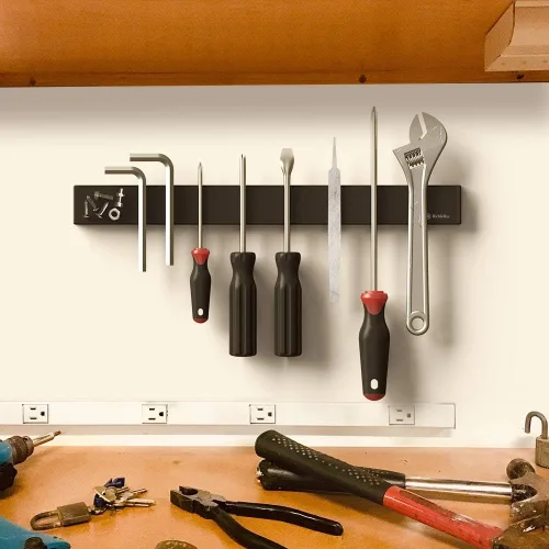 Miniatura 6 de Rich&Ray Soporte magnético para cuchillos, soporte magnético para cuchillos de cocina, para pared, sin taladrar, organizador de accesorios