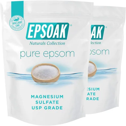 Miniatura 13 de Sales de Epsom para baño, spa, ducha y pies de Epsoak, Blanco