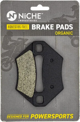 NICHE Juego de pastillas de freno delanteras y traseras de acero aleado para Arctic Cat 1436-420 1436-811 Polaris 2204137 Orgánico