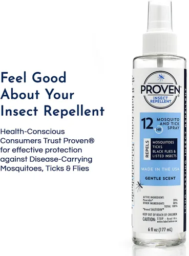 Miniatura 3 de Proven - Aerosol repelente de insectos, mantiene alejados mosquitos, garrapatas y moscas, repelente alternativo al DEET, hasta 12 horas