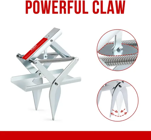 Miniatura 3 de ALLRoad Trampa para topos que mata fácil de instalar, eliminador de tijeras, trampa para topos para césped, reutilizable, acero galvanizado, mata