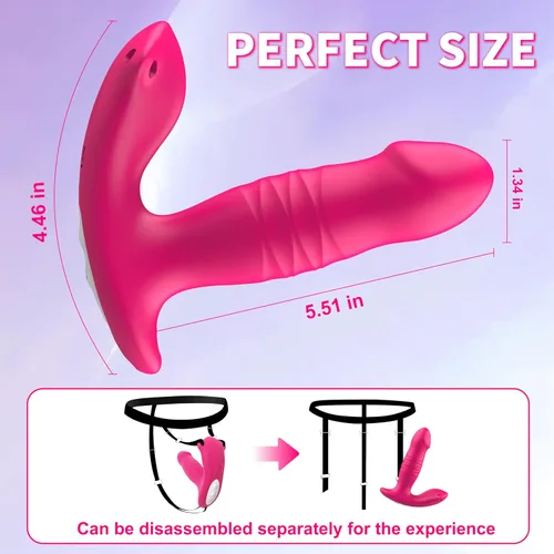 Miniatura 7 de Vibrador de bragas portátiles, juguete sexual con control de aplicación, vibradores de consolador de punto G para mujeres, estimulador de clítoris