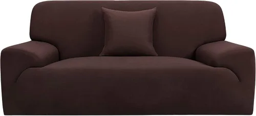 Miniatura 15 de uxcell Funda elástica para sofá, funda clásica sólida para sofás, sofá biplaza o sillón, muebles universales de poliéster elástico con una funda