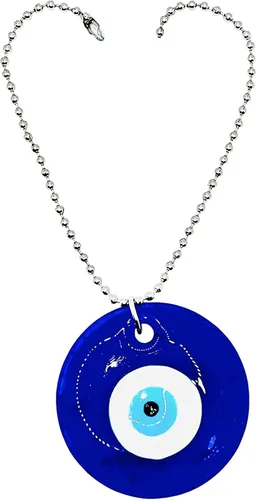 Miniatura 9 de LUCKBOOSTIUM Amuleto único y elegante contra el mal de ojo con cuentas de cristal azul para colgar en el auto, dijes para fuerza, protección