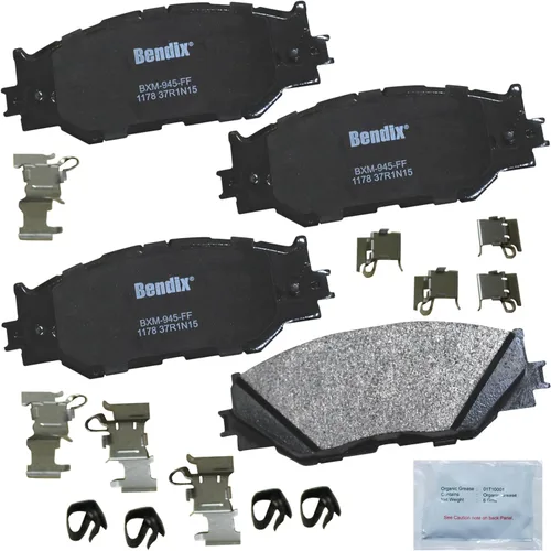 Miniatura 40 de Pastillas de freno delanteras cerámicas Bendix Priority1 CFC2302 para Hyundai Elantra 2021, Sonata 2022-2020, Kia K5 2023-2021