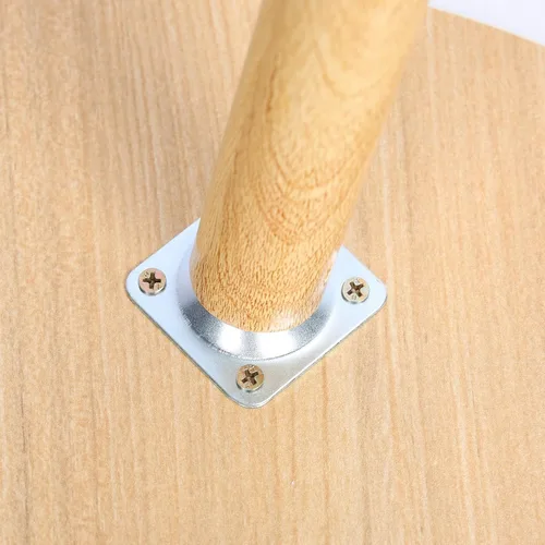 Miniatura 7 de Mesa de centro pequeña, mesa de té moderna de mediados de siglo para sala de estar, mesa de centro de exhibición minimalista, mesa de madera ovalada
