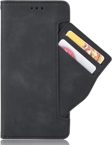 Miniatura 5 de Funda para Vivo Y20 2020, funda para Vivo Y20 2020 V2029 / Y20i V2027 Funda de piel sintética con tapa para Vivo Y20 2020, color negro