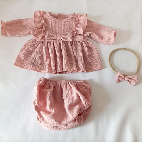 Miniatura 10 de EKOKIZ Ropa de muñecas Reborn de 17 a 20 pulgadas, ropa realista para recién nacidos, accesorios de regalo, juego de regalo para muñecas de bebé