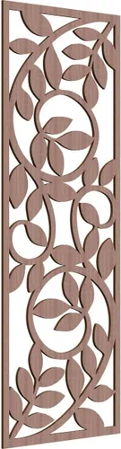 Miniatura 187 de 9 3/8"W x 24 3/8"H x 1/4"T Utica Decorativo Fretwork Madera Paneles de Pared, Abedul
