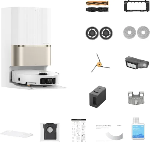 Miniatura 10 de DREAME L60 Pro Ultra Robot Aspirador y Trapeador Blanco