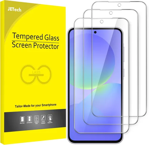 Miniatura 8 de JETech Protector de pantalla para Samsung Galaxy A53 5G / A52 / A52 5G / A52s 5G, película de vidrio templado 9H, antiarañazos, transparente HD