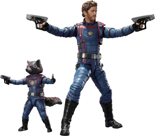 TAMASHII NATIONS - Guardianes de la Galaxia: Vol. 3 - Star Lord & Rocket Raccoon (Guardianes de la Galaxia: Vol. 3), Figura de acción Bandai Spirits