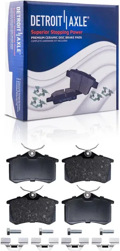 Miniatura 21 de Detroit Axle - Zapatas de freno traseras para Chevrolet Cobalt Cavalier HHR Malibu Pontiac G4 G5 Pursuit Sunfire Saturn Ion Reemplazo de zapatas