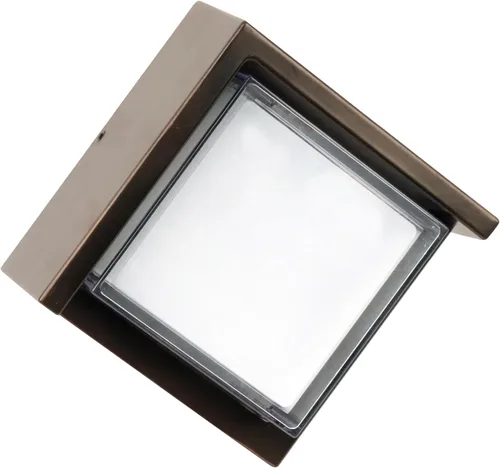 Feit Electric S5sqwm/830/Ddbz 7.5 vatios 500 lúmenes 3000 Kelvin bronce atardecer a amanecer cuadrado llevó la luz de pared
