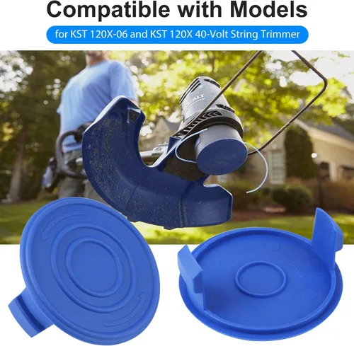 Miniatura 5 de THTEN Tapa de carrete de repuesto para recortadoras de cuerda Kobalt KST 120X-06 y KST 120X KST 2040-06 de 40 voltios Artículo 1520463,506892,808667