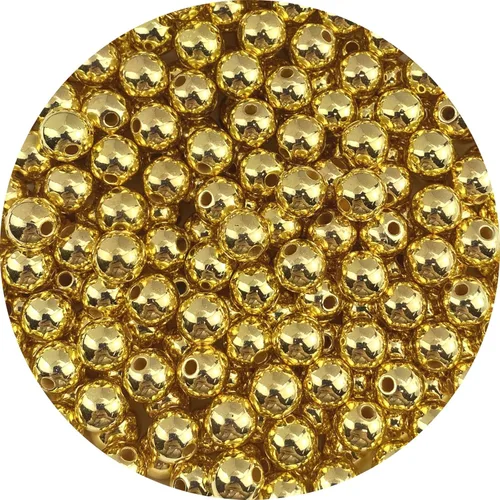 Miniatura 20 de Jmassyang 200 cuentas de perlas brillantes de 0.394 pulgadas (0.394 in), color AB, redondas, de plástico, acrílico, espaciador, manualidades