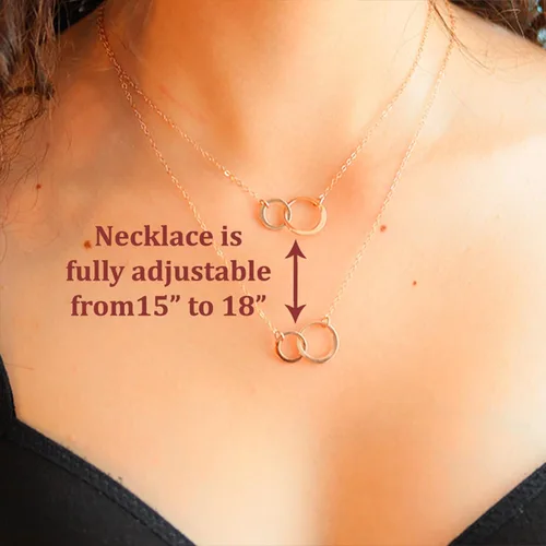 Miniatura 67 de Collar de hija relleno de oro de mamá o papá, collar clásico de perlas blancas con mensaje significativo, listo para regalar