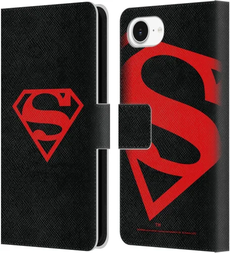 Miniatura 23 de Head Case Designs Funda de piel con licencia oficial de Superman DC Comics con logotipos negros y rojos compatible con Apple iPhone 11