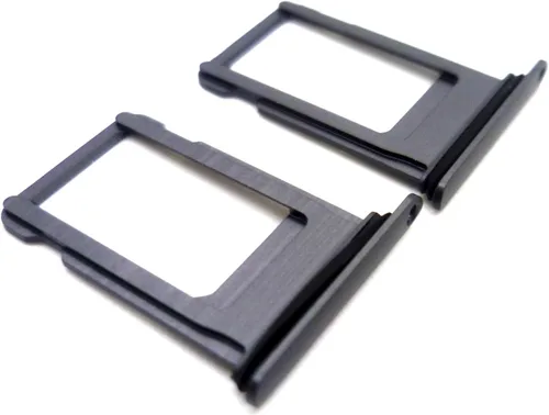 Miniatura 2 de 2 ranuras de repuesto para bandeja de tarjeta SIM individuales compatibles con iPhone SE (2020) (negro)
