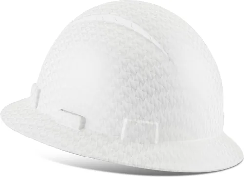 ProtectX - Cascos de construcción de ala completa, ventilados, aprobados por la OSHA, con suspensión de 6 puntos, Cascos de construcción Pirámides