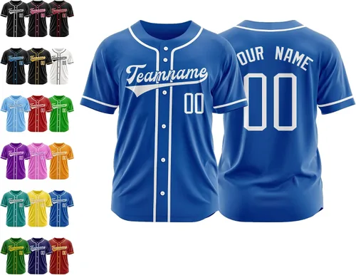 Miniatura 37 de Camiseta de béisbol personalizada, nombre de béisbol personalizado, logotipo de número, camiseta de béisbol personalizada para hombres, mujeres