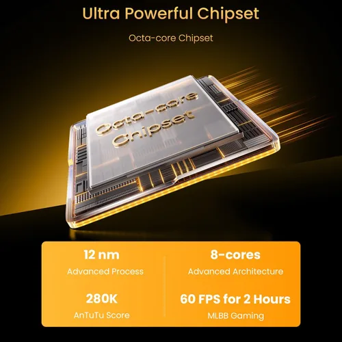Miniatura 3 de realme Note 70T 4G Smartphone 4+128GB, pantalla de 6.75 pulgadas, oro, pantalla de 90 Hz, batería de 6000 mAh, cámara de 32 MP, potente procesador