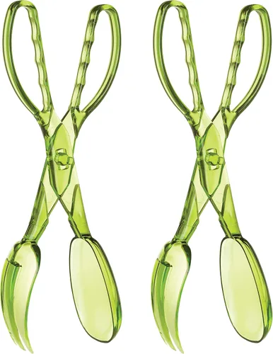 Miniatura 7 de HIC Harold Import Co HIC Harold Import Co. Pinza para ensalada, con bisagras, 11.5 pulgadas, verde