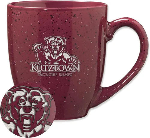 Miniatura 491 de Rico Industries NCAA Virginia Tech Hokies Maroon - Taza de café de cerámica grabada con láser, color del equipo, 16 onzas