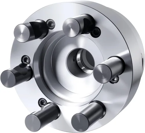 Miniatura 5 de Accusize Industrial Tools Portabrocas 5C de 5-1/2 '' con montaje integral de Camlock D1-5, perno de 3/4 pulgadas, 0269-0015 Soporte integral D1-5