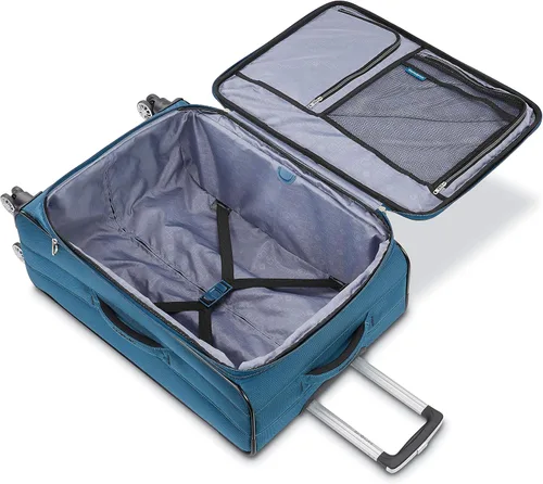 Miniatura 2 de Samsonite Ascella X Softside - Equipaje expansible con ruedas giratorias, verde azulado