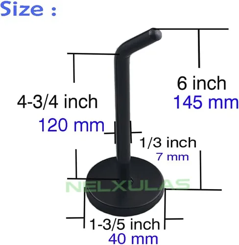 Miniatura 3 de Gancho clásico negro de acero inoxidable resistente, gancho duradero para colgar batas, gancho de montaje en pared, toque perfecto para tu baño