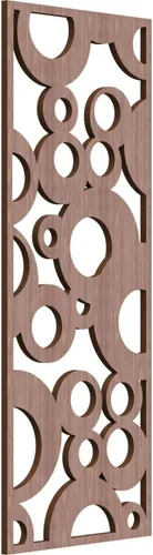 Miniatura 82 de Farwell Paneles de pared decorativos de madera con calado, 13 3/8 pulgadas de ancho x 34 3/8 pulgadas de alto x 1/4 de alto, roble rojo rojo