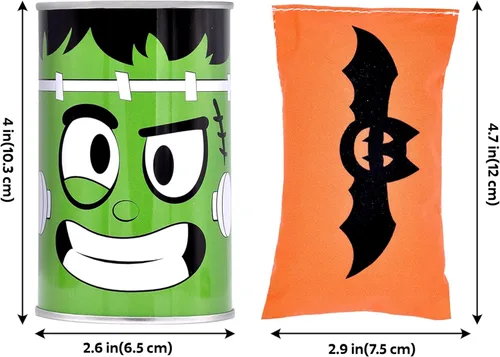 Miniatura 4 de JOYIN Juego de 13 piezas de Halloween para carnaval para lanzar bolsas de frijoles para niños y adultos, decoración de trucos o tratos, suministros