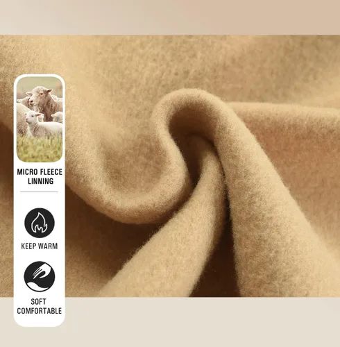 Miniatura 5 de Sudadera con capucha de forro polar de peso medio para hombre, casual, bloque de color, con bolsillos